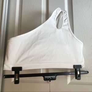 EQ Crop Single Shoulder Strap Top